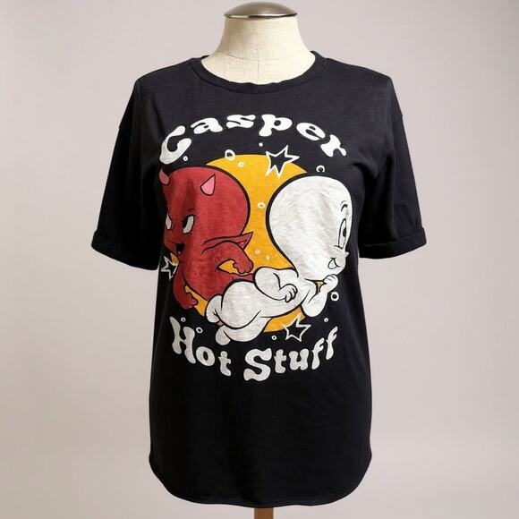 Torrid Plus Size 3 Casper the Friendly Ghost x Hot Stuff Halloween T Shirt Tee - Picture 1 of 3